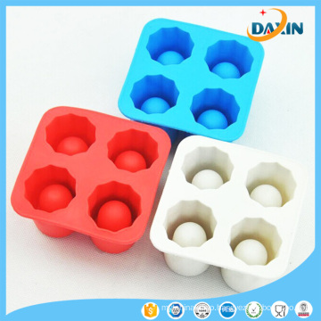 4-Cup Food Grade Silicone Ice Cube Tray